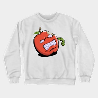 angry apple Crewneck Sweatshirt